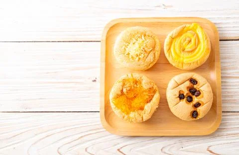 Sponge cup cake Foto stock