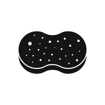 Sponge foam icon, simple style Stock Illustration