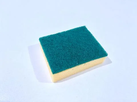 Sponge foam isolated in white background Stock Photos