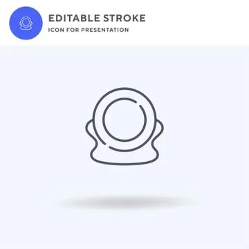 Sponge icon vector, filled flat sign, solid pictogram isolated on white, logo Illustrazione stock