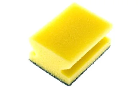 Sponge isolated on white background Stock Photos