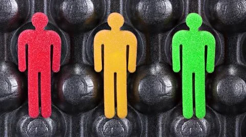 The sponge man Stock Photos