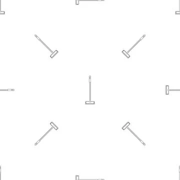 Sponge mop pattern seamless vector Stock Illustration