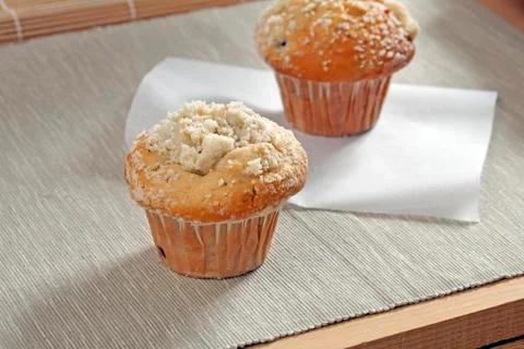 Sponge Muffin Stock Photos