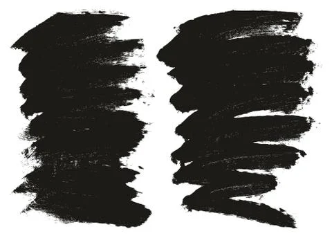 Sponge Paint High Detail Abstract Vector Background &amp; Lines Set 109 Stock Illustration