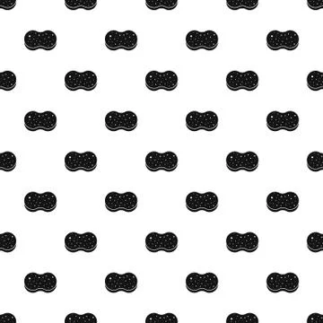 Sponge pattern, simple style Stock Illustration