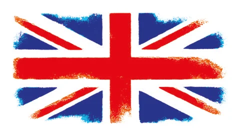 Sponge Union Jack Stock Illustration