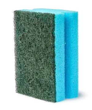 Sponge to wash dishes vertically Stock Photos