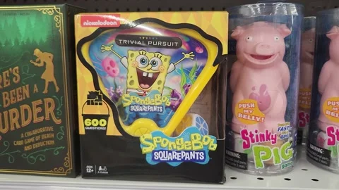 Spongebob Squarepants Board Game Stock Footage 194864293