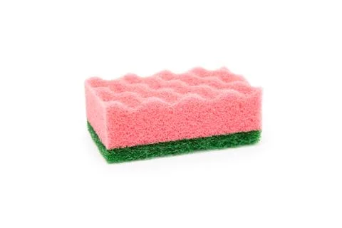 Sponges on a white background Stock-Fotos