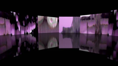 Spoof Found Style Glitch Video Stock Footage 159234074