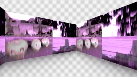Spoof Found Style Glitch Video Stock Footage 159234636