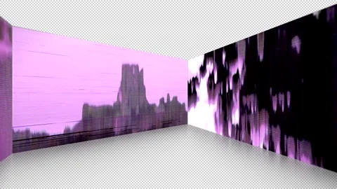 Spoof Found Style Glitch Video Stock Footage 159234699