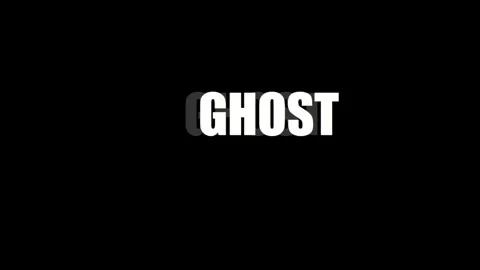 Spooky Animated Ghost Text Title Intro Motion Graphic Background for Hallow.. 库存影片 330070465