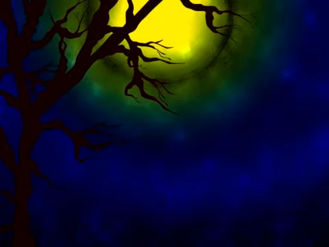 Spooky background Stock Illustration