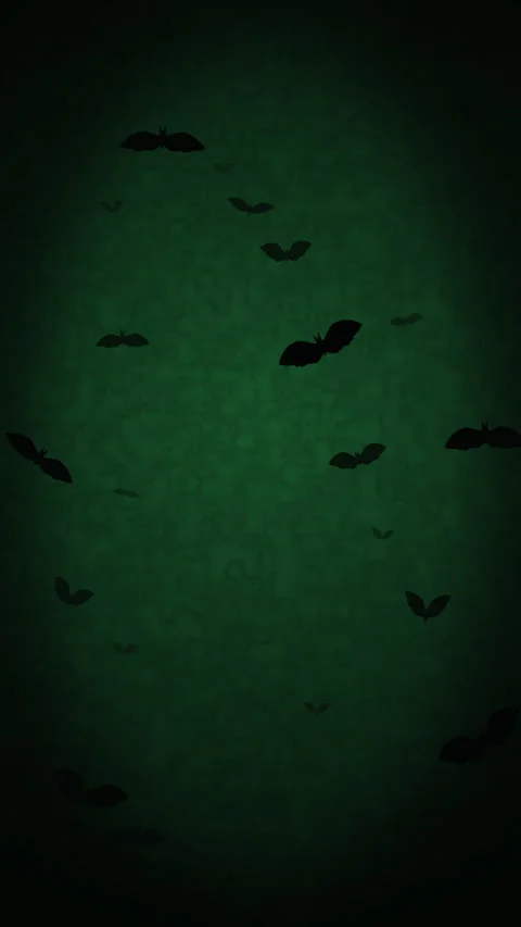 Spooky bat animation flight loop Stock Footage 346645470