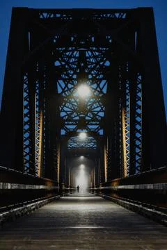 Spooky Bridge Stock Photos