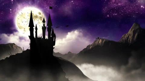 Spooky-castle-loop-02 動画素材 31567879