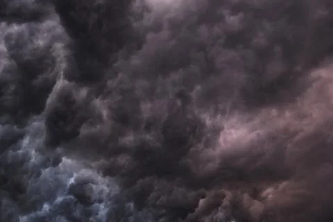 Spooky clouds Stock Photos