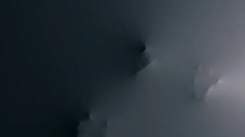 Spooky creature pushes through the canvas Stock Footage 295212397