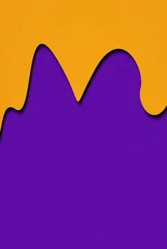 Spooky Drip Halloween Backdrop in Orange and Purple Stock Illustration