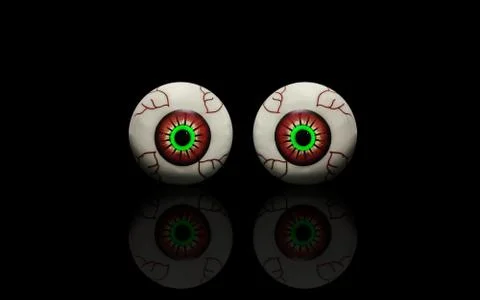 Spooky Eye Balls Stock Photos
