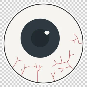 Spooky eyeball 스톡 일러스트