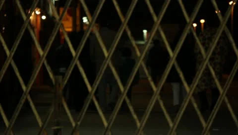 Spooky Fence Stock Footage 11360502
