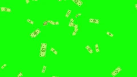 Spooky floating ghost on green screen background Stockbeeldmateriaal 347652664