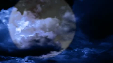 Spooky full moon 스톡 동영상 11875067