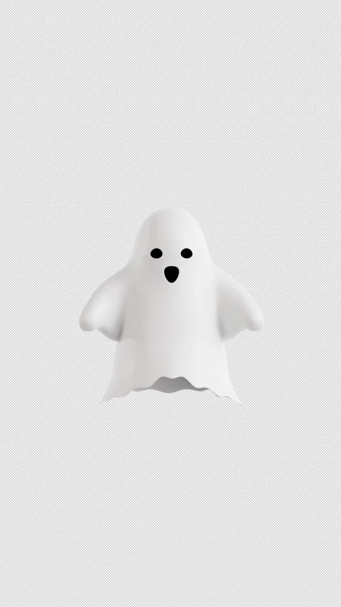 Spooky Ghost Looping Animation Stock Footage 345255221