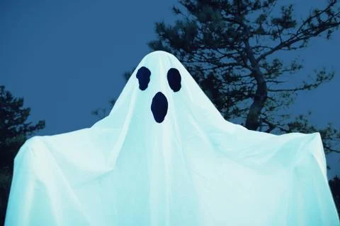 Spooky ghost in the night Stock Photos