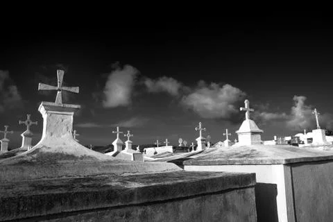 Spooky Grave Site 스톡 사진