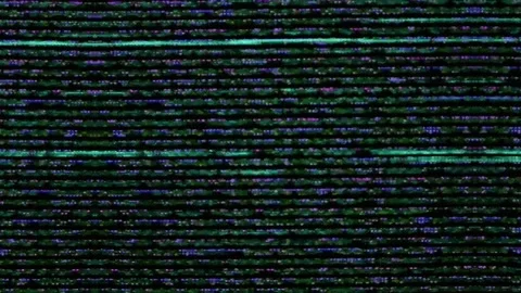 Spooky Haunted Halloween TV Interference Video stock 213605436