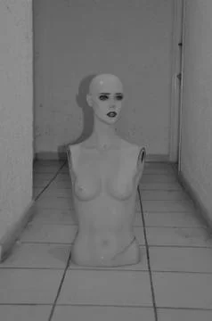 Spooky mannequin doll Foto stock