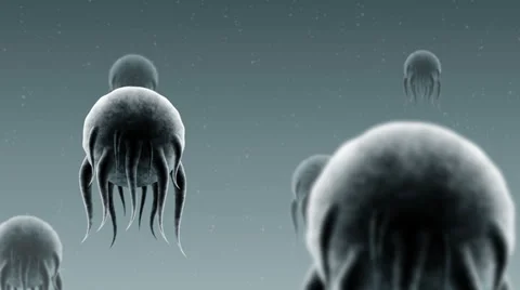 Spooky Microbes Stock Footage 37617420