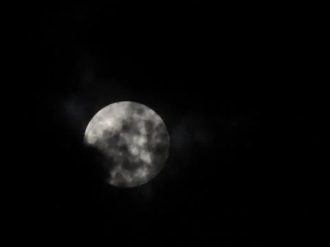 Spooky Moon Stock Photos