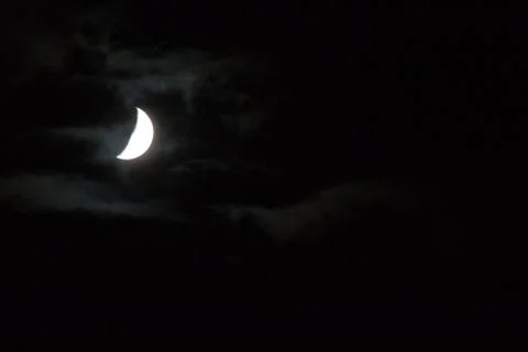 Spooky moonlight Stock Photos