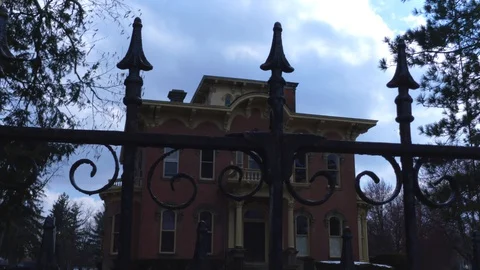 Spooky Old Mansion 4K Stock Footage 128697500