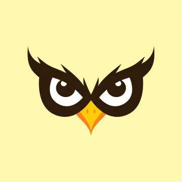 Spooky owl illustration theme Stock-Illustration