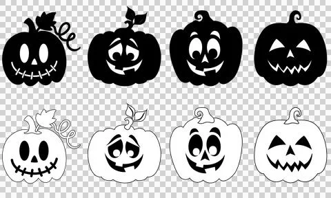 Spooky Pumpkin 2 스톡 일러스트