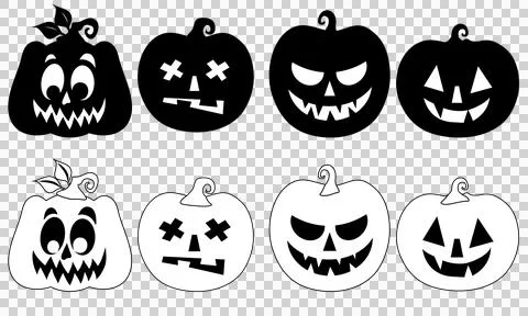 Spooky Pumpkin 3 스톡 일러스트