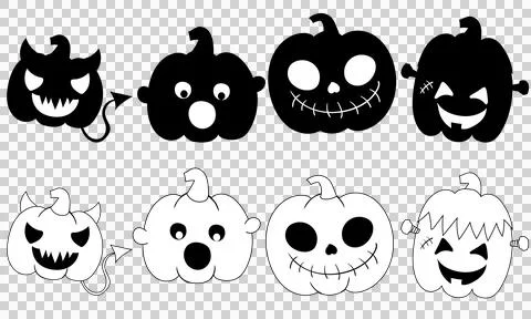 Spooky Pumpkin 7 Ilustración de archivo