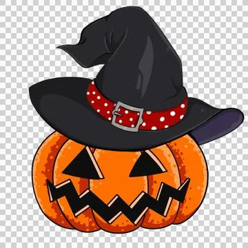 Spooky pumpkin fruit icon. Illustrazione stock