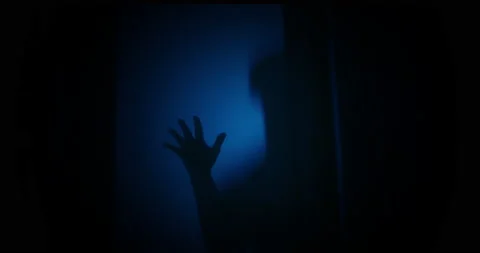 Spooky silhouette Stock Footage 163042195