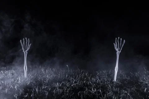 Spooky Skeleton Arms 写真素材