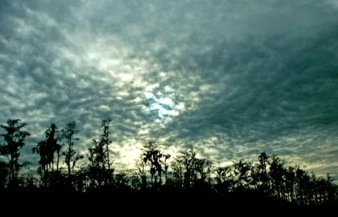Spooky sunset Stock Photos