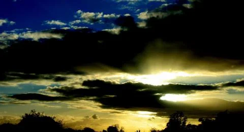 Spooky sunset Stock Photos