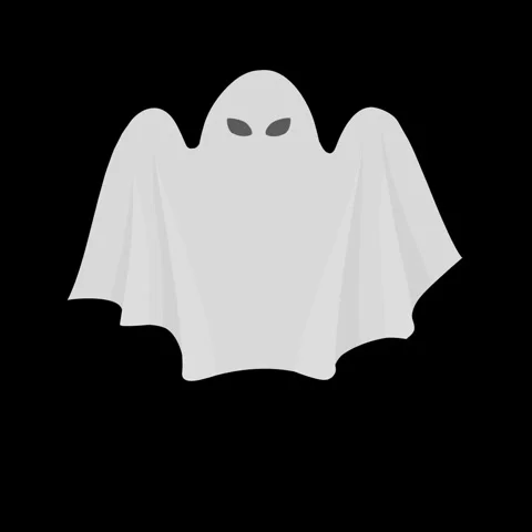 Spooky white sheet ghost floating and hovering Stock-Footage 342027534