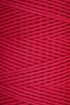 Spool of cord pattern Weave pattern of macrame red cord wind on spool Copy... 스톡 사진